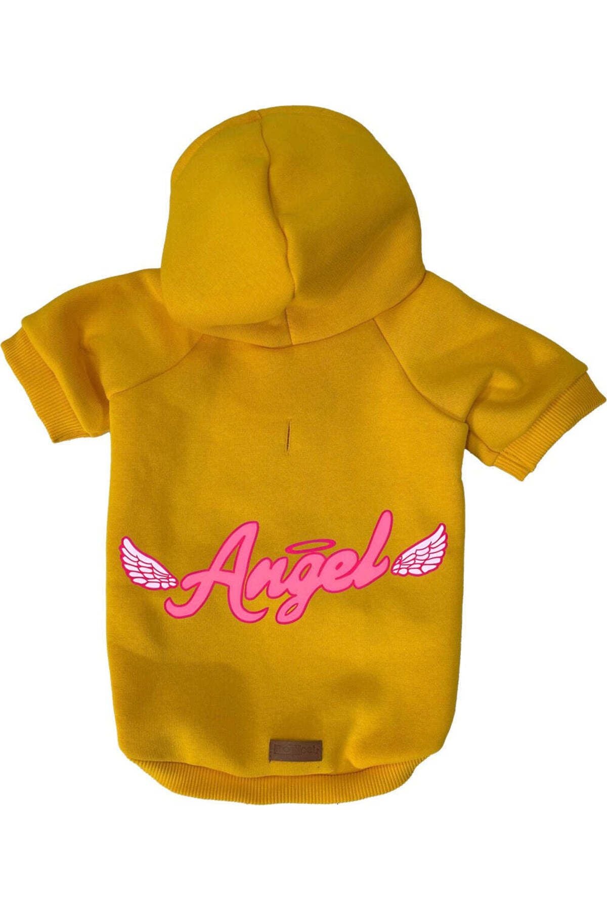 Kedi ve Köpek Kıyafeti & Elbisesi - Sarı Hoodie Angel