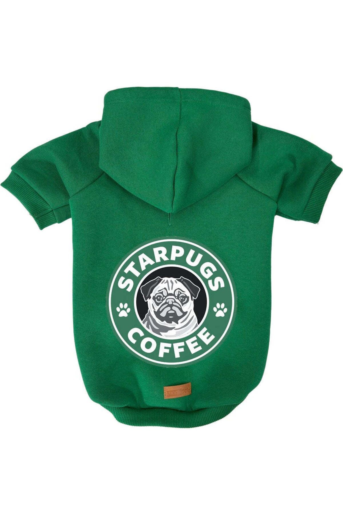 Kedi ve Köpek Kıyafeti & Elbisesi - Yeşil Hoodie Starpugs