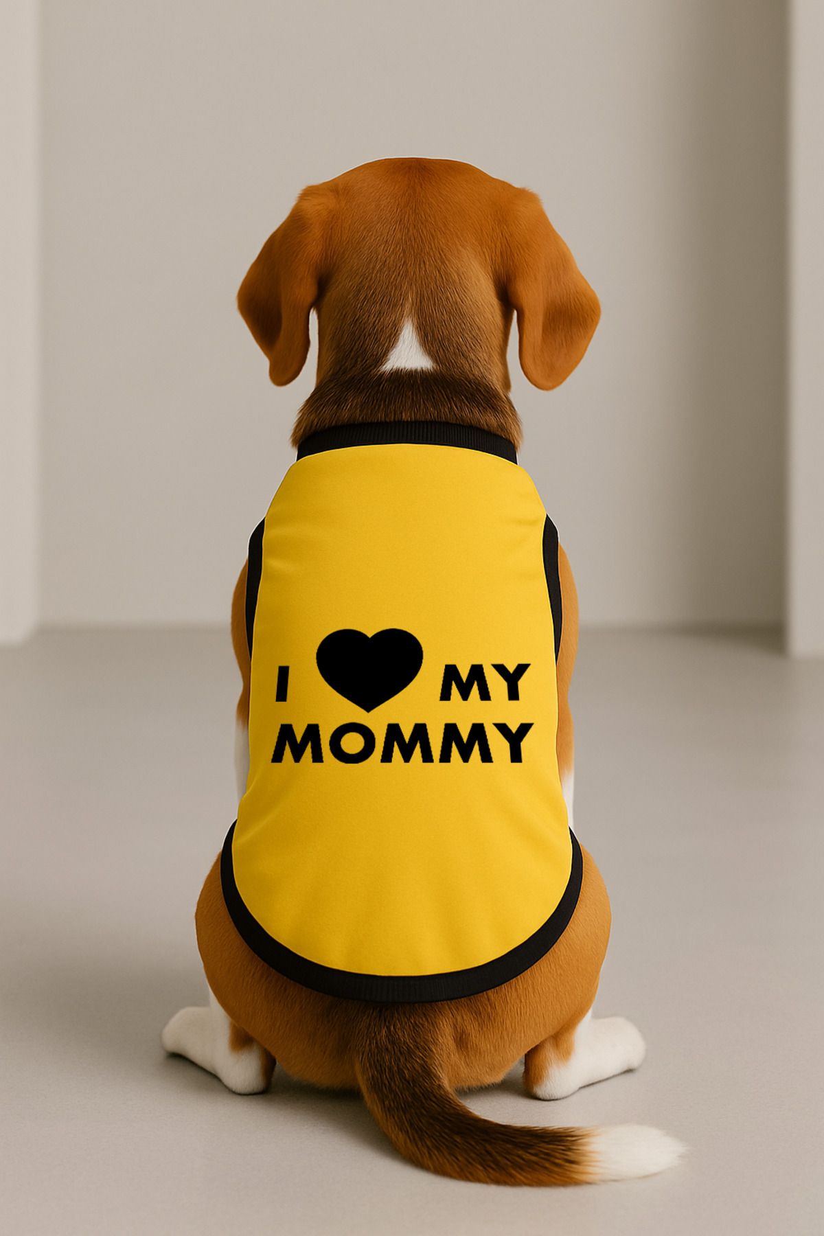 Yeni Sezon Köpek Ve Kedi Kıyafeti - Sarı I Love Mommy