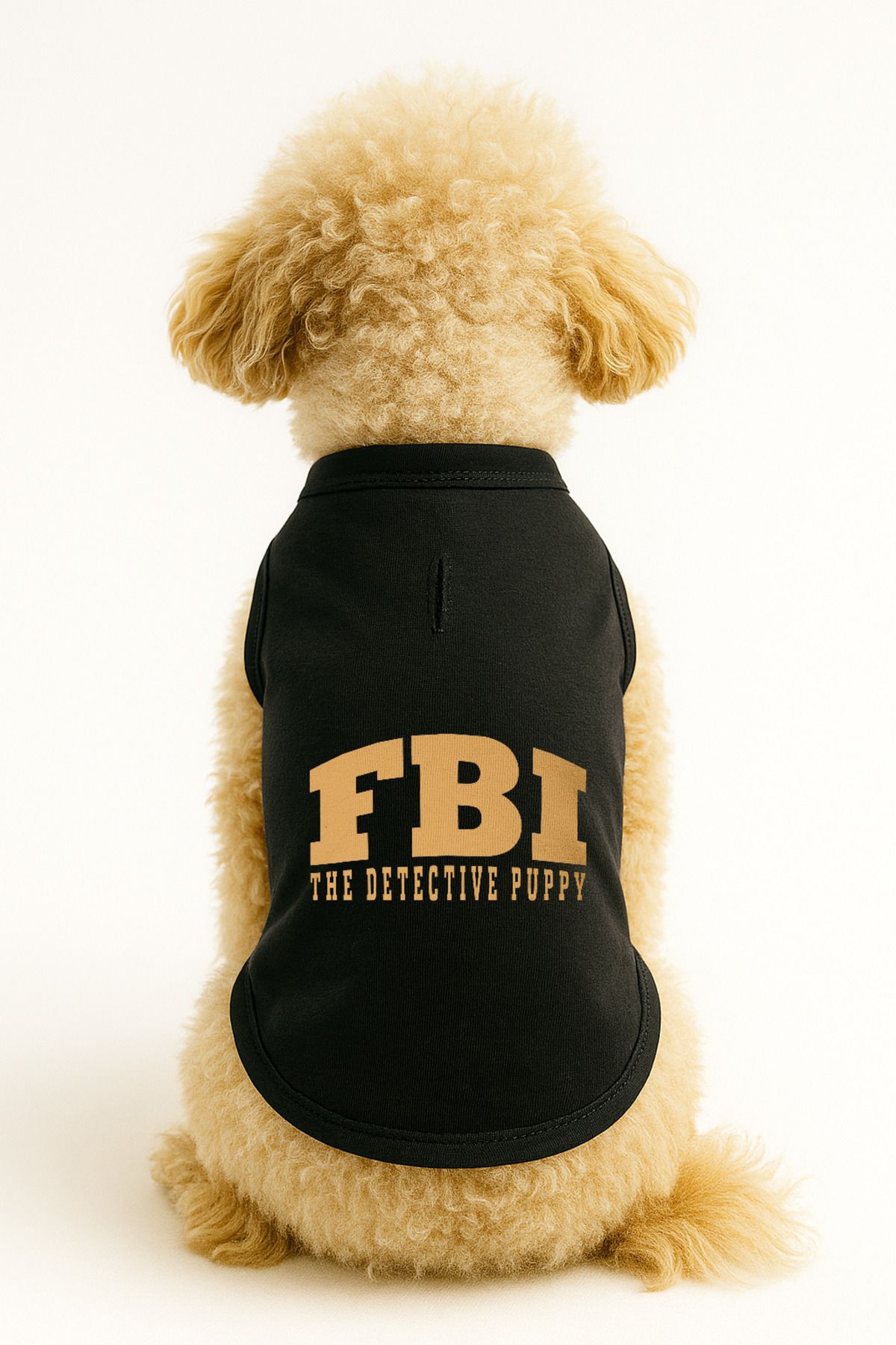 Kedi ve Köpek Kıyafeti & Elbisesi - Siyah FBI Atlet