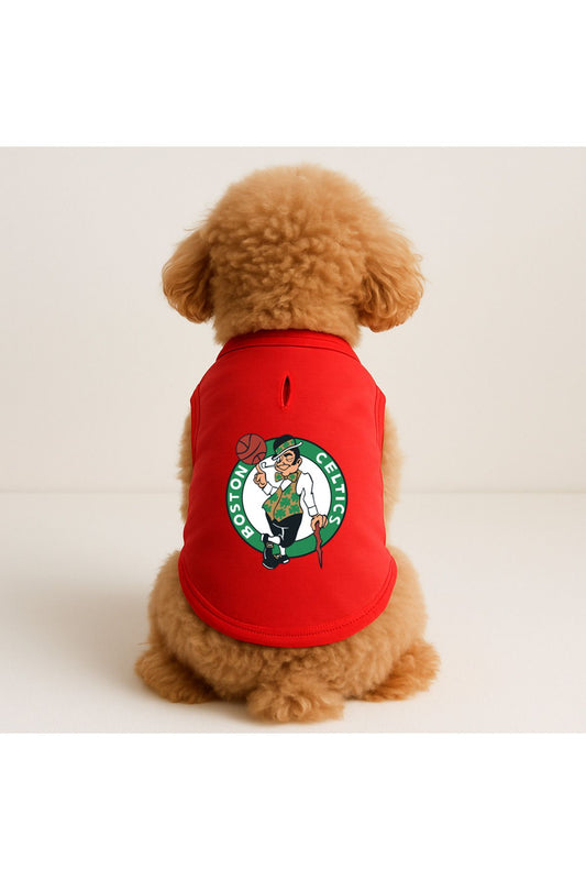 Kedi ve Köpek Kıyafeti & Elbisesi - Kırmızı Celtic Atlet