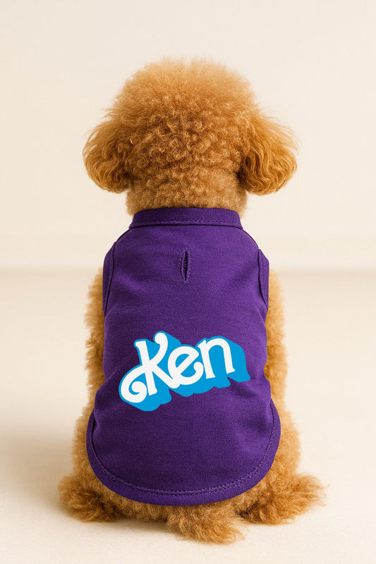 Kedi ve Köpek Kıyafeti & Elbisesi - Mor Ken Atlet