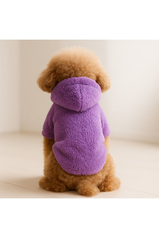 Hoodie Peluş Köpek Ve Kedi Kıyafeti