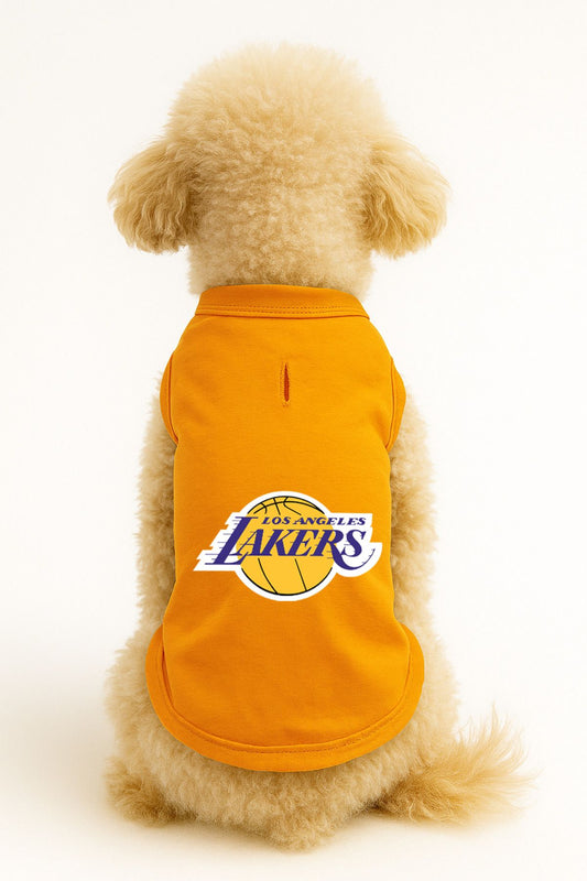 Kedi ve Köpek Kıyafeti & Elbisesi - Turuncu Los Angeles Lakers Atlet