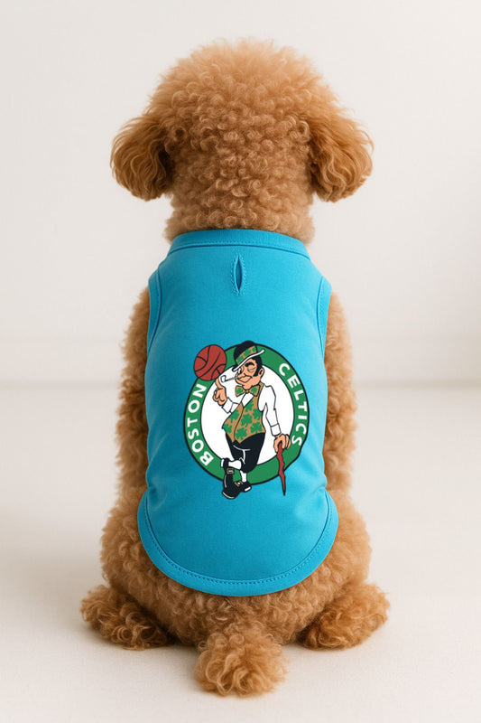 Kedi ve Köpek Kıyafeti & Elbisesi - Turkuaz Celtic Atlet