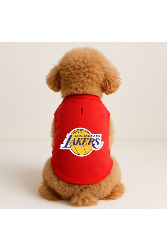 Kedi ve Köpek Kıyafeti & Elbisesi - Kırmızı Los Angeles Lakers Atlet