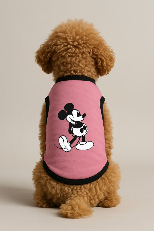 Yeni Sezon Köpek Ve Kedi Kıyafeti - Pembe Mickey Mouse