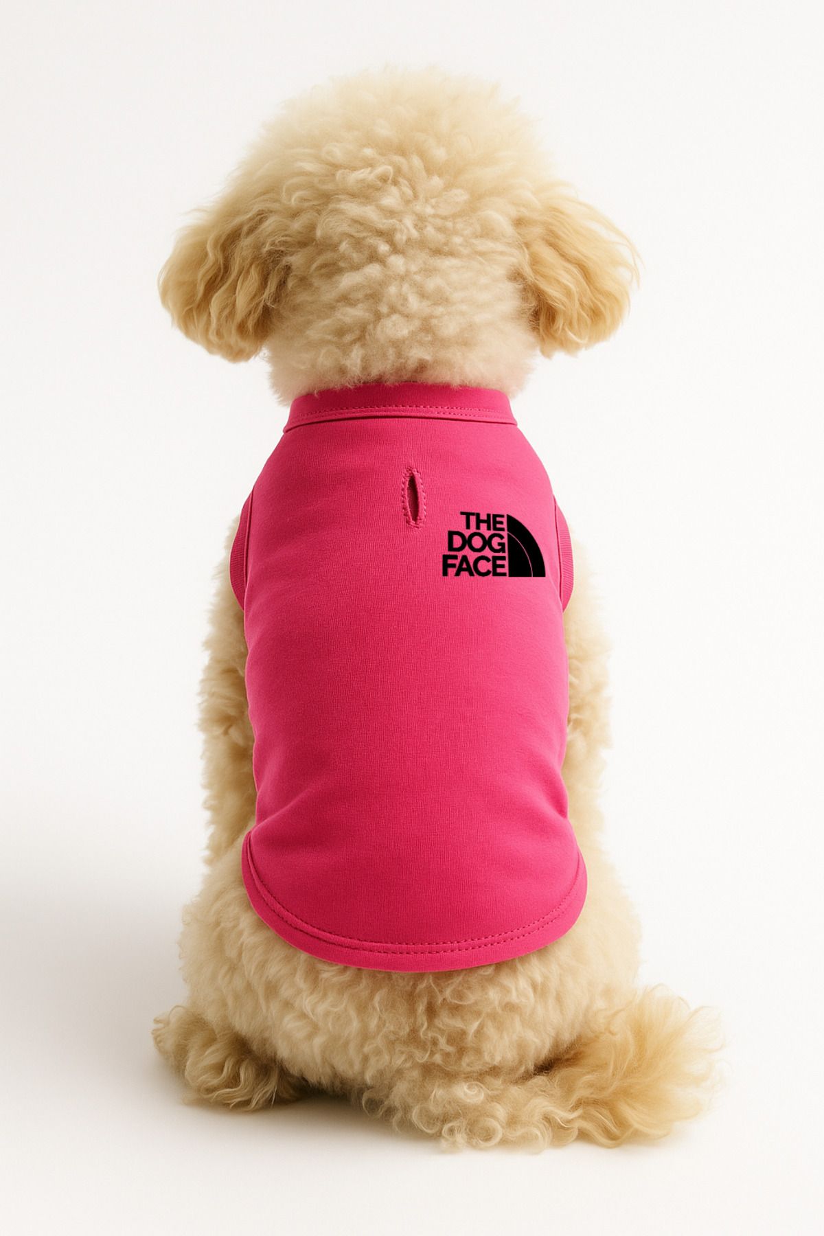 Kedi ve Köpek Kıyafeti & Elbisesi - Pembe The Dog Face Atlet