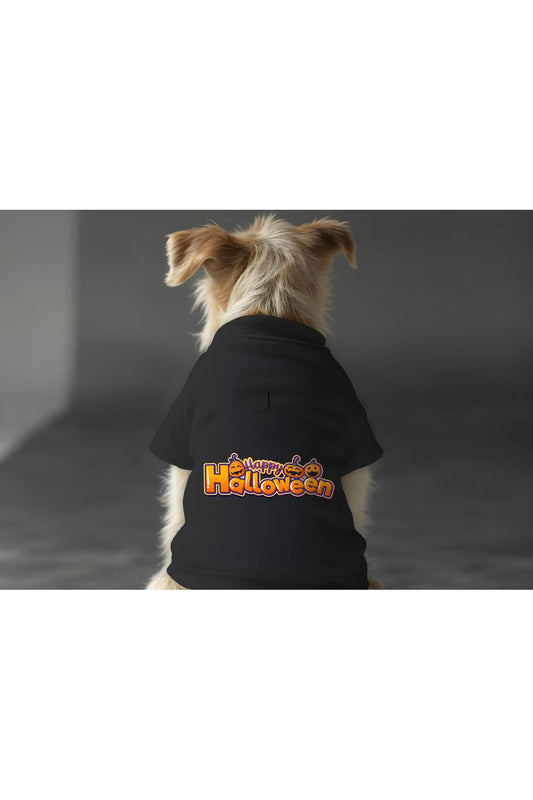 Kedi ve Köpek Kıyafeti & Elbisesi - Siyah Sweatshirt Hallowen