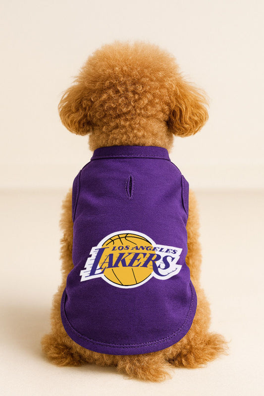 Kedi ve Köpek Kıyafeti & Elbisesi - Mor Los Angeles Lakers Atlet