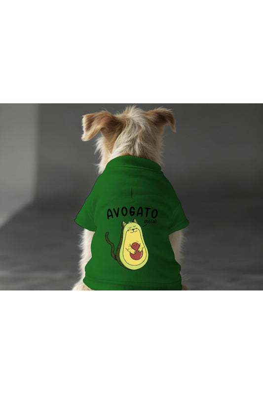 Kedi ve Köpek Kıyafeti & Elbisesi - Yeşil Sweatshirt Avagado
