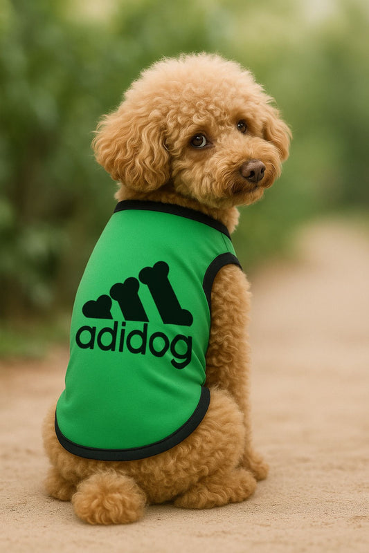 Yeni Sezon Köpek Ve Kedi Kıyafeti - Yeşil Adidog