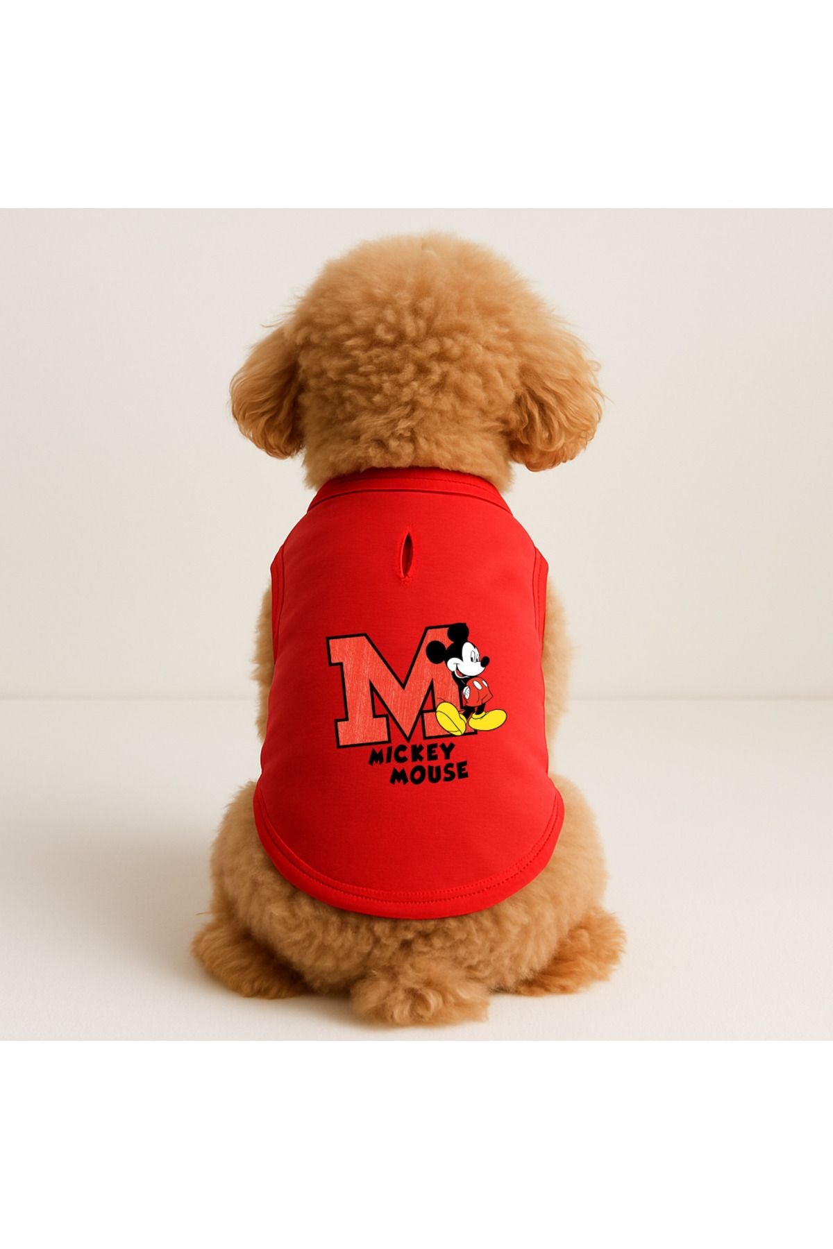 Kedi ve Köpek Kıyafeti & Elbisesi - Kırmızı Mickey Mouse Atlet